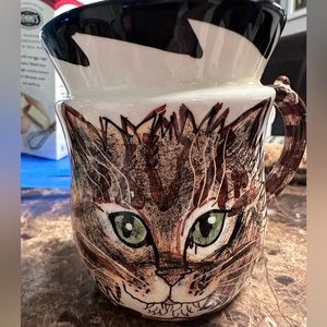 Vintage Tabby Cat Mug by Nina